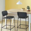 Set Of 2 24" Molded Plastic With Metal Base Counter Height Barstool Black - Room Essentials™ -Wayfair Shop GUEST 08dc218b 2628 4f1a 8d49 d5e1c3ab5675