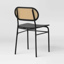 Set Of 2 Woven Back Metal Dining Chair Black - Room Essentials™ -Wayfair Shop GUEST 0d77ae0c bb5e 444c 87ff 634e55a38a0b