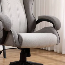 Swivel Dorm Gaming Chair Gray - Room Essentials™: Upholstered Computer Desk Chair, Adjustable, Fixed Arms -Wayfair Shop GUEST 0ec9bb3b 6a24 4e78 bb7b 14f7b0336107