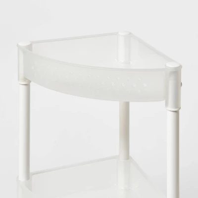 Trilateral Tower Caddy White - Room Essentials™ 4 Trilateral Tower Caddy White - Room Essentials™ - Image 2