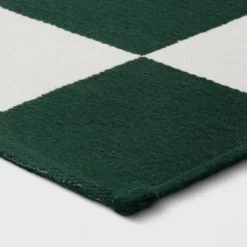 4'x5'6" Checkered Area Rug Ivory/Green - Room Essentials™ -Wayfair Shop GUEST 198e2b48 778c 4da0 bc79 e15fcb043323