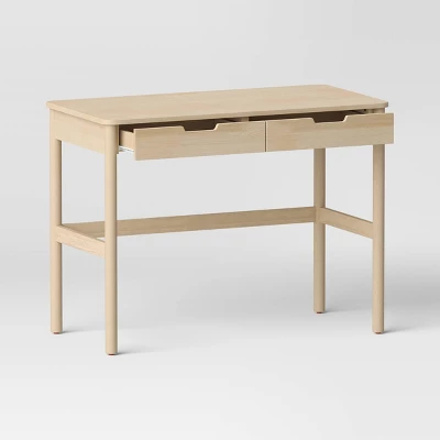Scandi Desk With Drawers Natural - Room Essentials™ 4 Scandi Desk With Drawers Natural - Room Essentials™ - Image 2