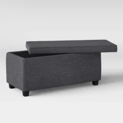 Double Storage Dorm Ottoman Dark Gray - Room Essentials™ -Wayfair Shop GUEST 1dfeff99 b1ef 4d7c 918e a9a07e7ab8ce