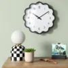12" Wavy Wall Clock Black - Room Essentials™ -Wayfair Shop GUEST 2492eaa5 81c6 4af5 bb94 ce06d005eb61