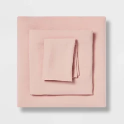 Twin/Twin XL Garment Washed Microfiber Solid Sheet Set - Room Essentials™ -Wayfair Shop GUEST 27762cb4 2a66 45b9 975a dcea8ca0ef1a