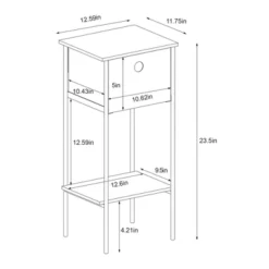 Fabric Bin Dorm Side Table Black Frame - Room Essentials™ -Wayfair Shop GUEST 29b2eed4 2a93 44ce 9a1d 5d6a80e003ca