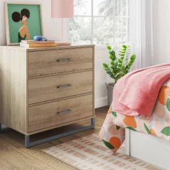 Mixed Material 3 Drawer Dresser - Room Essentials™ -Wayfair Shop GUEST 2ac59a8a 34a8 4a1e 9c55 f41f99711a8d