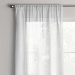1pc Sheer Crinkle Window Curtain Panel White - Room Essentials™ -Wayfair Shop GUEST 2b1500e5 1e29 4b0c 8e3b 544423b7637b