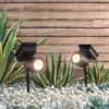 Short Solar LED Outdoor Spot Light Matte Black - Room Essentials™ -Wayfair Shop GUEST 2b835a1e 1dc3 40d4 bdb1 e3050d180d11