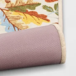 2'x3' Washable Leaf Harvest Scatter Woven Accent Rug Cream/Orange/Green - Room Essentials™ -Wayfair Shop GUEST 2c37c49b f83f 429e b4f7 240a2c37caff