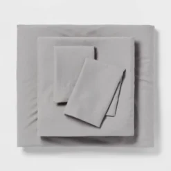 Stripe Microfiber Reversible Comforter & Sheet Set Gray - Room Essentials™ -Wayfair Shop GUEST 2ee2ccc5 7a6d 4fb8 bbe2 72b632973d4c