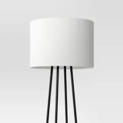 Floor Lamp With Shelves - Room Essentials™: Black Metal, Linen Shade, ETL Listed, 62" Height 7 Floor Lamp With Shelves - Room Essentials™: Black Metal, Linen Shade, ETL Listed, 62" Height -Wayfair Shop GUEST 3199757b 4951 44d0 87c9 0ab6420bf0ee