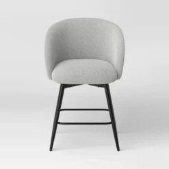 Set Of 2 Barrel Back Counter Stools With Metal Base Counter Stool Gray - Room Essentials™ -Wayfair Shop GUEST 358bdd52 60d8 47f6 9b56 50d04486cbc7