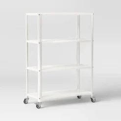44" 3 Shelf Metal Rolling Bookcase - Room Essentials™ -Wayfair Shop GUEST 363c5164 81ff 4a57 a319 2ca6102094a4