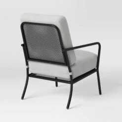 2pc Metal Mesh Outdoor Patio Chairs With Double Cushions, Club Chairs Black - Room Essentials™ -Wayfair Shop GUEST 371ea4bc 4699 4502 b3ba 0d69ff6385a3