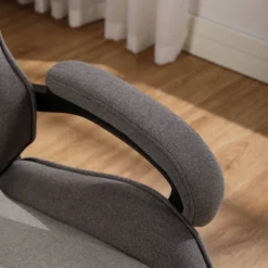 Swivel Dorm Gaming Chair Gray - Room Essentials™: Upholstered Computer Desk Chair, Adjustable, Fixed Arms -Wayfair Shop GUEST 383064e8 972b 491d a553 fbcabbf796a8