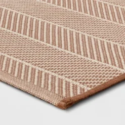 4'x5'6" Chevron Striped Area Rug Ivory/Tan - Room Essentials™: Indoor, Flat Pile, Woven -Wayfair Shop GUEST 3daf3dad 32b2 4309 9d71 8bbe79f20e47