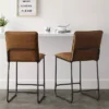 Upholstered Counter Height Barstool With Metal Frame Camel Faux Leather - Room Essentials™: Sledge-Style Legs, Padded Seat -Wayfair Shop GUEST 3e90c9b1 4354 4987 bc76 0dfbd781d2b5