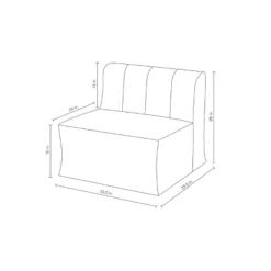 Modular Dorm Seating Armless Seat Compressed Foam - Room Essentials™ -Wayfair Shop GUEST 47ae01be 2afd 4b51 9574 f1487f965d38