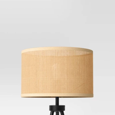 Tripod Floor Lamp With Shade Black - Room Essentials™: Modern Standing Light, ETL Listed, Metal Body 5 Tripod Floor Lamp With Shade Black - Room Essentials™: Modern Standing Light, ETL Listed, Metal Body - Image 3