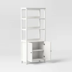 72" Bookcase Traditional With Three Open Shelves And Cabinet Classic White - Room Essentials™ -Wayfair Shop GUEST 4bb121f8 b793 4704 8956 58ea1d6cded4