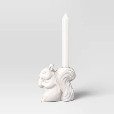 Ceramic Squirrel Taper Candle Holder - Room Essentials™ 4 Ceramic Squirrel Taper Candle Holder - Room Essentials™ - Image 2
