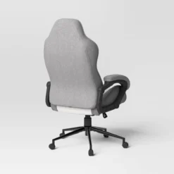 Swivel Dorm Gaming Chair Gray - Room Essentials™: Upholstered Computer Desk Chair, Adjustable, Fixed Arms -Wayfair Shop GUEST 506b2878 22d9 4979 a0b4 b39da892a243