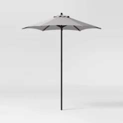 6' Round Outdoor Patio Market Umbrella With Black Pole - Room Essentials™ -Wayfair Shop GUEST 54e4fc38 b2fa 47b0 b7ac 3c5428b0dce3