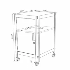 Metal Rolling Locker Dorm Storage Cabinet With Lock- Room Essentials™ -Wayfair Shop GUEST 5627d768 5276 494b 8ef6 0002932a65ef