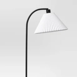 Downbridge Pleated Floor Lamp Black - Room Essentials™: Modern Empire Shade, ETL Listed, 58" Height -Wayfair Shop GUEST 5944c0b0 bab7 41f2 8cea 2da2a5b1bb18