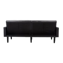 Faux Leather Futon Sofa With Arms Black - Room Essentials™ -Wayfair Shop GUEST 5b590056 4f71 45ef a9b2 78acfc1ee409