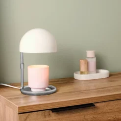 Candle Lamp Warmer White Dome - Room Essentials™