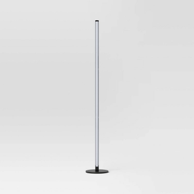 Color Changing LED Floor Lamp With Remote Control Mood And Ambient Lighting Black - Room Essentials™ 5 Color Changing LED Floor Lamp With Remote Control Mood And Ambient Lighting Black - Room Essentials™ - Image 3