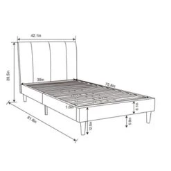 Dorm Twin Bed Cream - Room Essentials™: Upholstered Headboard, Plywood Frame, No Box Spring Needed 13 Dorm Twin Bed Cream - Room Essentials™: Upholstered Headboard, Plywood Frame, No Box Spring Needed -Wayfair Shop GUEST 70276453 389a 4325 8b4a ef1eb7d4f8fb