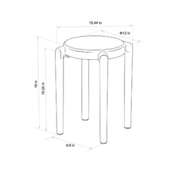 Recycled Plastic Dorm Accent Side Table Black - Room Essentials™ -Wayfair Shop GUEST 72becebc a2aa 4439 b8d0 64b1d1a70f44