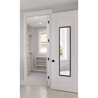 13.5" X 49.5" Framed Door Mirror - Room Essentials™ 6 13.5" X 49.5" Framed Door Mirror - Room Essentials™ - Image 4
