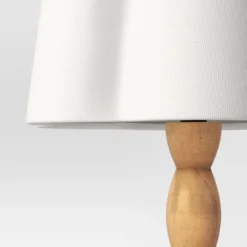 Turned Wood Table Lamp With Scalloped Shade - Room Essentials™ -Wayfair Shop GUEST 752f21dd 1cfe 419b 86a0 330b3d1432e7