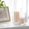 Clear Hurricane 3" X 6" Pillar Candle Holder - Room Essentials™: Elegant Glass Tabletop Decor, Fits 3-Inch Pillars -Wayfair Shop GUEST 76505ac4 276f 486f b82d 797d2b4ea20c