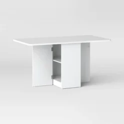 Drop Leaf Dining Table With Storage Shelves White - Room Essentials™ -Wayfair Shop GUEST 79437943 c5cf 4089 84fa dbf66f1358c6