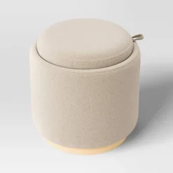 Round Upholstered Storage Ottoman - Room Essentials™ 13 Round Upholstered Storage Ottoman - Room Essentials™ -Wayfair Shop GUEST 79a53411 d2e1 4ce7 a46e 1be6d990d96e