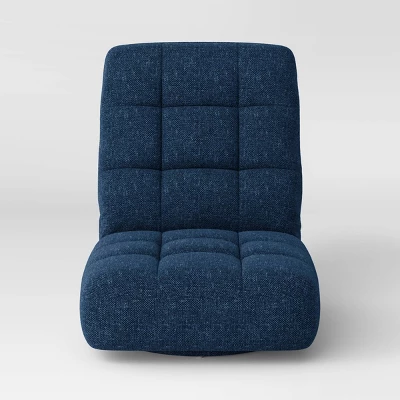 Floor Dorm Gaming Chair With Adjustable Back Navy - Room Essentials™ 4 Floor Dorm Gaming Chair With Adjustable Back Navy - Room Essentials™ - Image 2