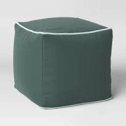 Color Block With Contrast Piping Pouf - Room Essentials™ -Wayfair Shop GUEST 7e02e945 3b73 47df 947f 54e67addf13b
