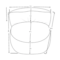 Memory Foam Filled Bean Bag Chair With Corduroy Cover Cream - Room Essentials™ 11 Memory Foam Filled Bean Bag Chair With Corduroy Cover Cream - Room Essentials™ -Wayfair Shop GUEST 80de7f1c 324f 43be ac1a a49ffdeecfbe