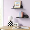 12" Wavy Wall Shelf 2pk Black - Room Essentials™ 1 12" Wavy Wall Shelf 2pk Black - Room Essentials™ -Wayfair Shop GUEST 864c0359 06b5 4512 991f 68cfd360fbfc