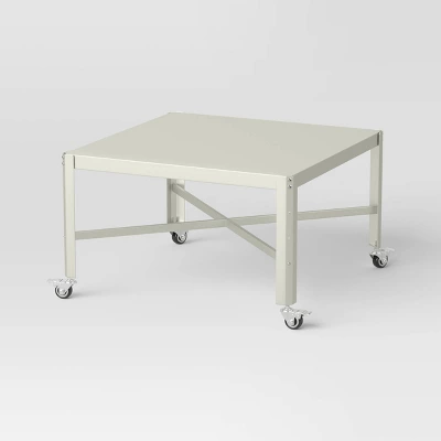 Adjustable Dorm Bistro Table Off-White - Room Essentials™ 6 Adjustable Dorm Bistro Table Off-White - Room Essentials™ - Image 4