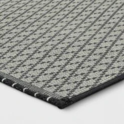 4'x5'6" Small Diamond Area Rug Charcoal Gray - Room Essentials™ -Wayfair Shop GUEST 8a71c9d6 119a 40ae 9167 f7cec448d925