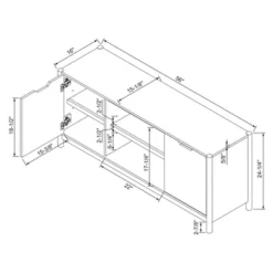 Scandi Media ,TV Stand For TVs Up To 59" Natural - Room Essentials™ -Wayfair Shop GUEST 8ae32382 82fc 4ac8 a028 ab0a2710e23d