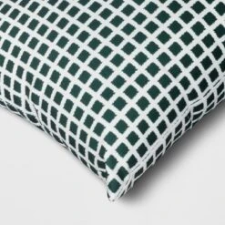10"x17" Micro Grid Rectangular Outdoor Lumbar Pillow - Room Essentials™ -Wayfair Shop GUEST 8bb08e90 cb29 4f42 a11e 4d3f1af9bec6