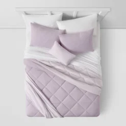 Solid Microfiber Reversible Decorative Bed Set With Throw - Room Essentials™ 13 Solid Microfiber Reversible Decorative Bed Set With Throw - Room Essentials™ -Wayfair Shop GUEST 8d88b1a5 bacb 400d bff9 2871bf646785