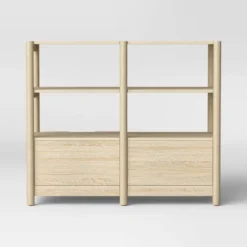 32" Scandi Small Bookcase With Storage Drawers Natural - Room Essentials™ -Wayfair Shop GUEST 8dc80f70 9144 4e31 951e 0709a4006fb5